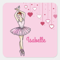 Ballerina with Pink Dress and Pointe Toe Shoes