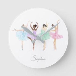 Ballerinas Acrylic Wall Clock