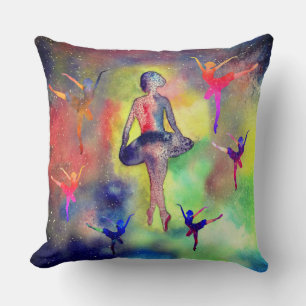 Ballerinas  among Stars Cushion