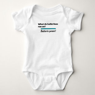 Ballerinas Ballet Dance Joke Batterie Baby Bodysuit