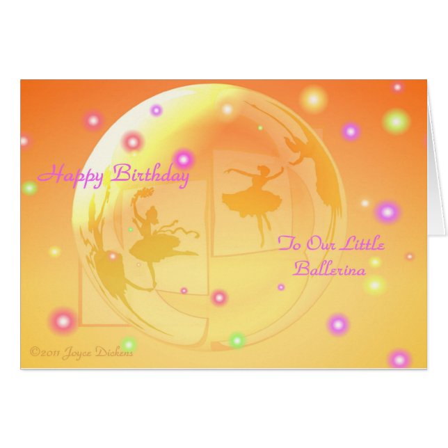 Ballerinas In A Bubble HB Daughter (Front Horizontal)