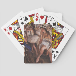 Ballerinas in the Dressing Room (by Serebriakova) Playing Cards