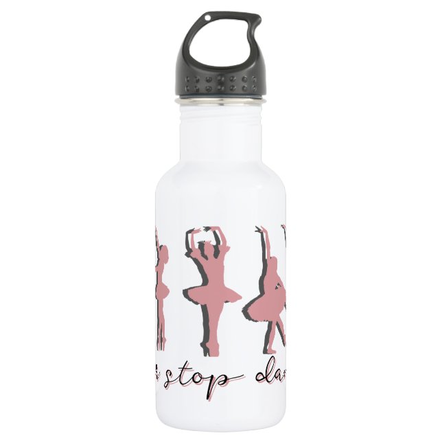 Ballerinas Never Stop Dancing  532 Ml Water Bottle (Front)