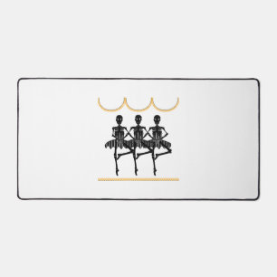 Ballerinas on Halloween Desk Mat