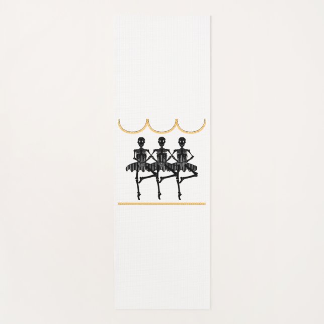 Ballerinas on Halloween Yoga Mat (Front)