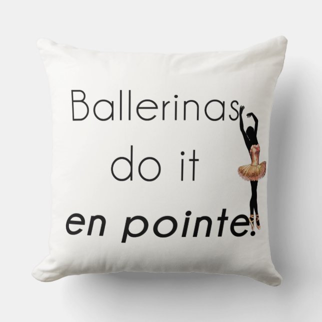 Ballerinas so it! cushion (Front)