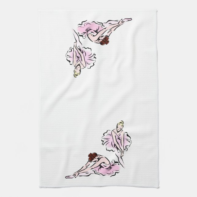 Ballerinas Tea Towel (Vertical)