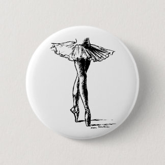 Ballet 6 Cm Round Badge