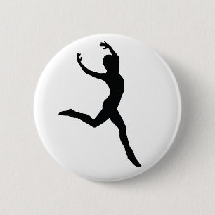Ballet 6 Cm Round Badge
