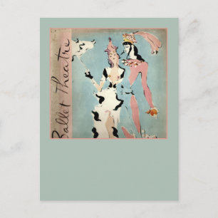 Ballet and Theatre Postcard