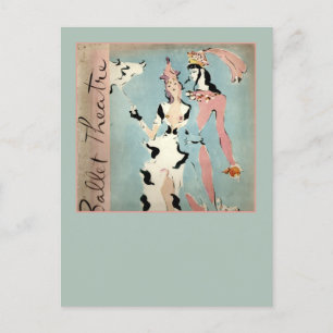 Ballet and Theatre Postcard