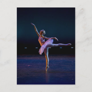 Ballet Arabesque Postcard