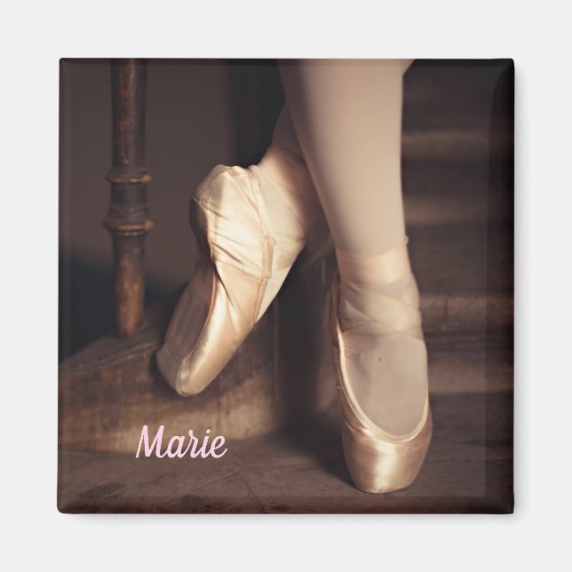 Ballet Ballerina Dance Recital Personalised Magnet (Front)