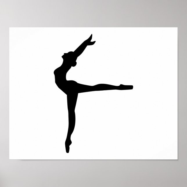 Ballet Ballerina Poster (Front)