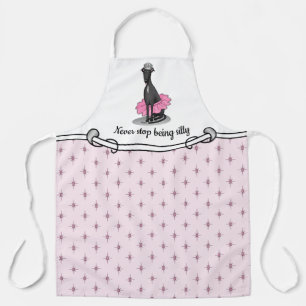 Ballet Ballerina Princess Greyhound Dog (black) Apron
