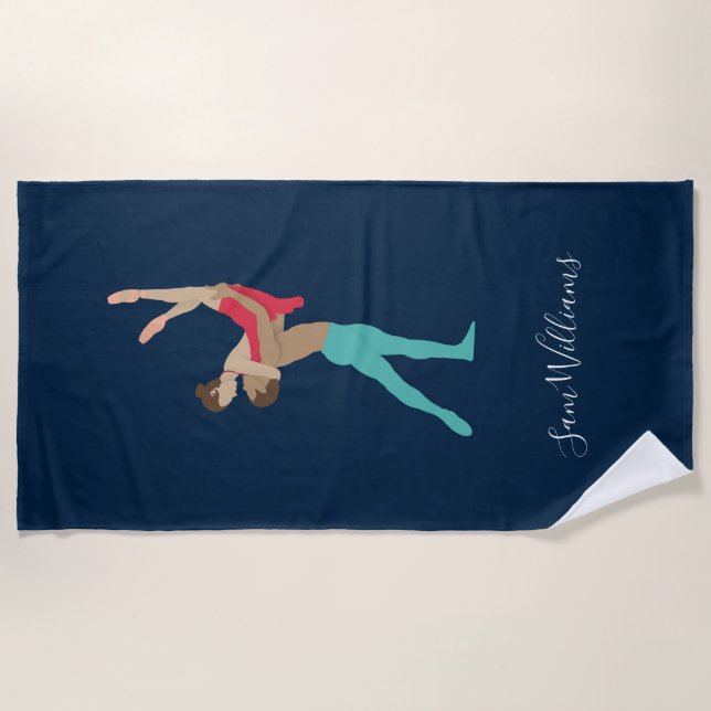 Ballet Beach Towel (Front)