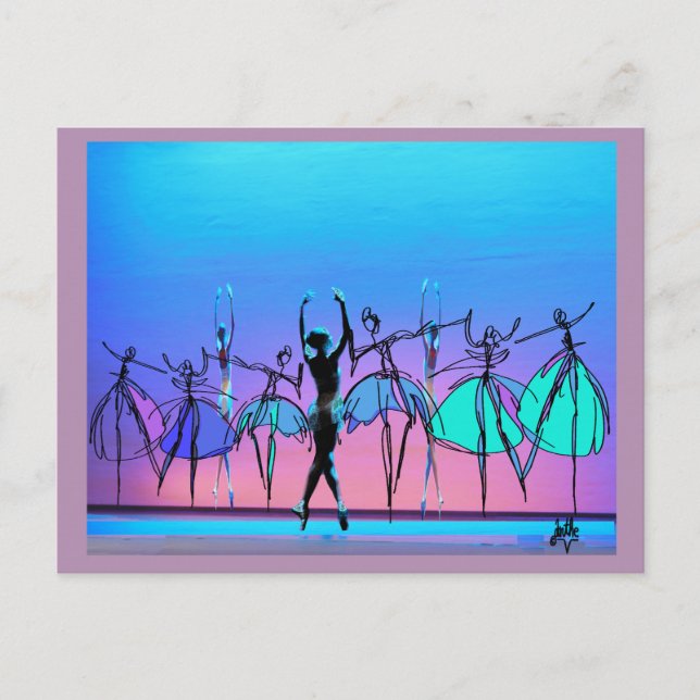 Ballet Beauty Postcard (Front)