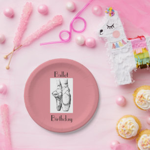 Ballet Birthday Paper Plates