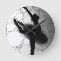 Ballet Black White Dancing Ballerina