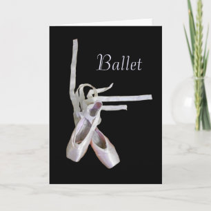 'Ballet' Blank Greeting Card