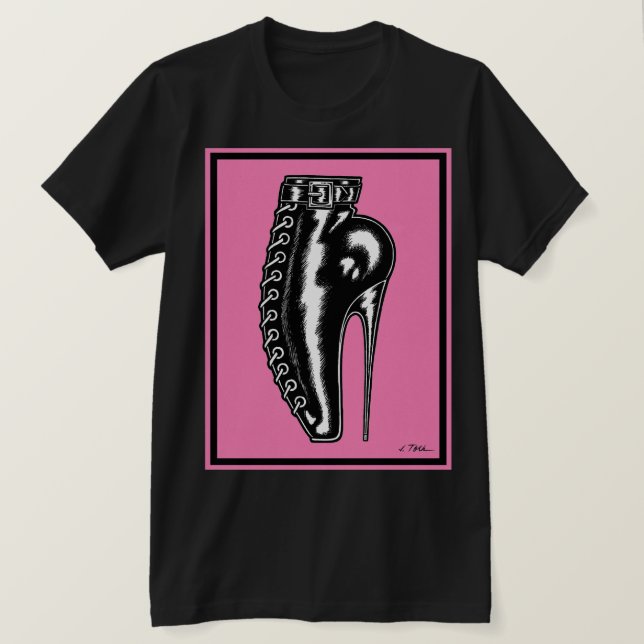 Ballet Boot T-Shirt (Design Front)