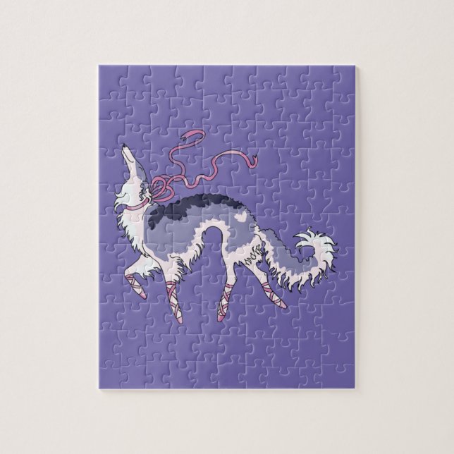 Ballet Borzoi Jigsaw Puzzle (Vertical)