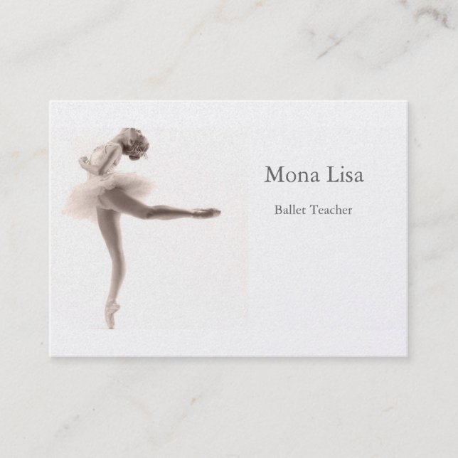 Ballet Business Card (Front)