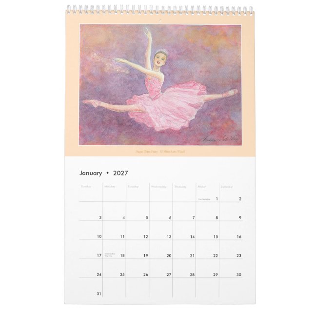 Ballet Calendar (Jan 2027)