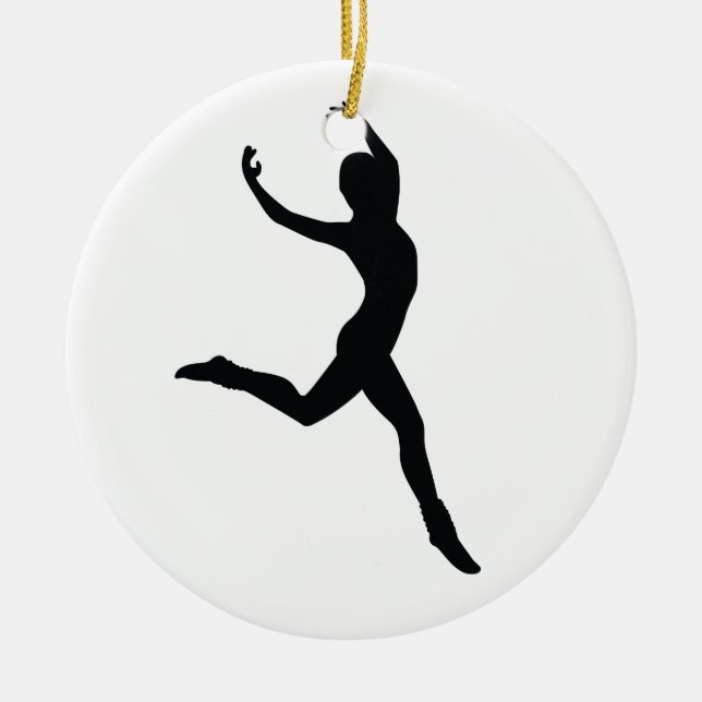 Ballet Ceramic Tree Decoration (Front)