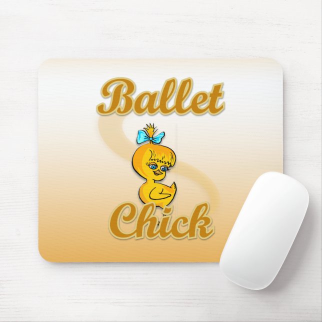 Ballet Chick Mouse Pad (With Mouse)