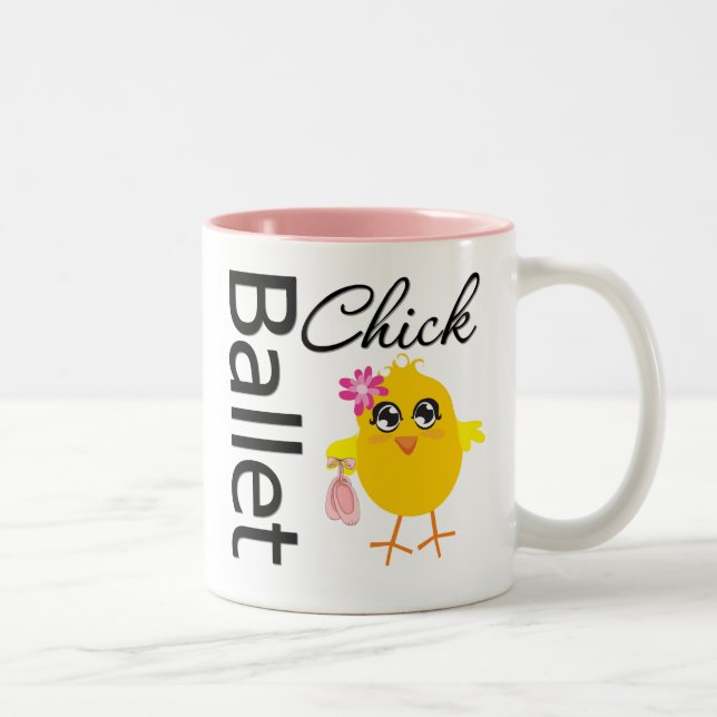 Ballet Chick Two-Tone Coffee Mug (Right)