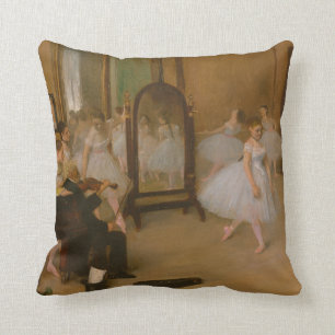 Ballet Class   Edgar Degas   Dancer Cushion