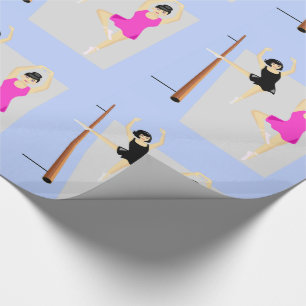 Ballet Class Women Dancing Wrapping Paper