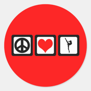 Ballet Classic Round Sticker