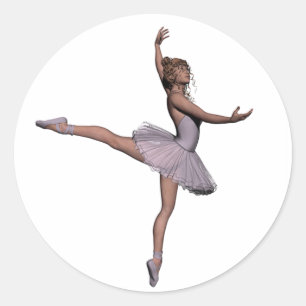 Ballet Classic Round Sticker