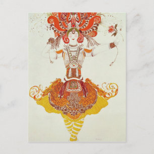 Ballet Costume for 'The Firebird', by Stravinsky Postcard