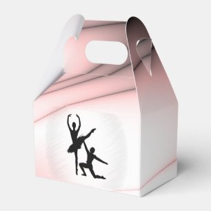 Ballet Couple Dance Pink Accent Favour Box