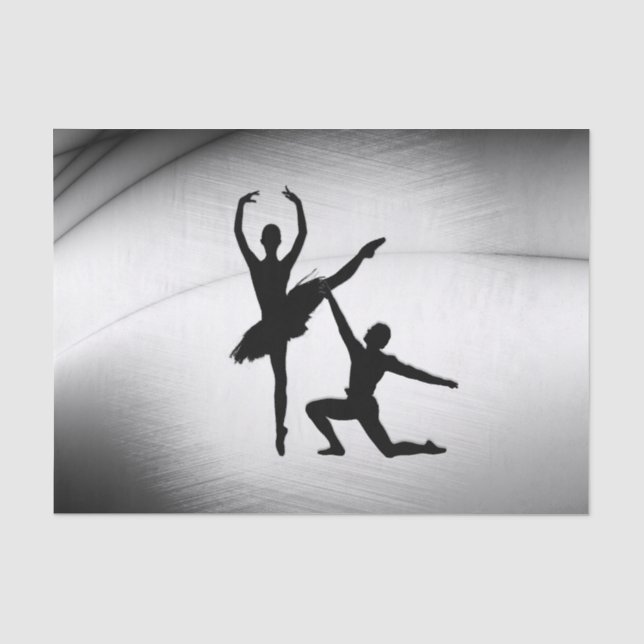 Ballet Couple Dance Tissue Paper (Front)