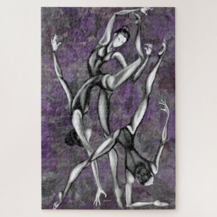 Ballet Dance - Ballerinas - Art Painting Jigsaw Puzzle
