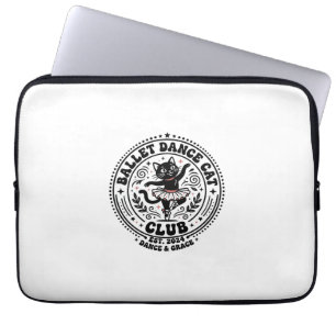 Ballet Dance Cat Pet Lover Shirt Art - Ballet Danc Laptop Sleeve