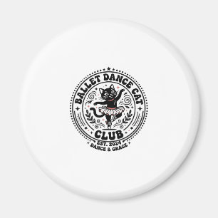 Ballet Dance Cat Pet Lover Shirt Art - Ballet Danc Magnet