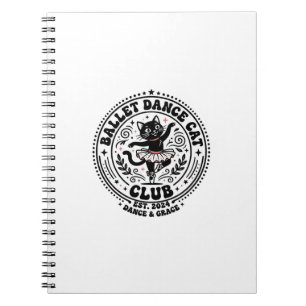 Ballet Dance Cat Pet Lover Shirt Art - Ballet Danc Notebook