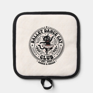Ballet Dance Cat Pet Lover Shirt Art - Ballet Danc Pot Holder
