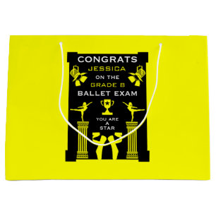 Ballet Dance Congratulations Large Gift Bag