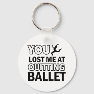 Ballet dance designs key ring
