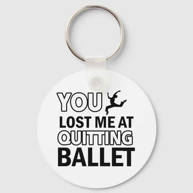 Ballet dance designs key ring (Front)