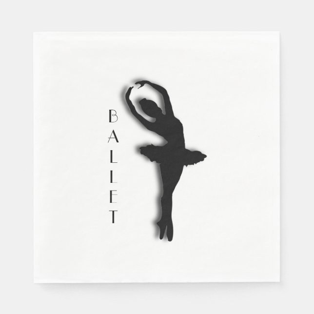 Ballet Dance Napkin (Front)