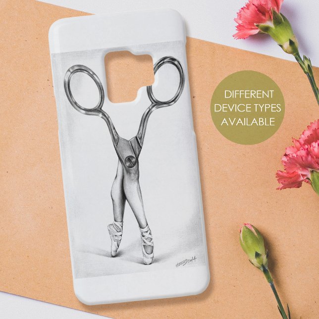 Ballet Dance Scissors Ballerina Surreal Elegant Case-Mate iPhone Case (Creator Uploaded)