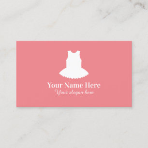 Ballet dance teacher business card template