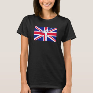 Ballet Dance Teacher Uk United Kingdom Union Flag T-Shirt